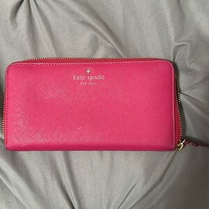 Pink Kate spade wallet